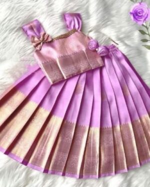 Royal Radiance Pattu Pavadai from Tiny Pattu 💖